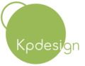 Kpdesign logo, link to homepage