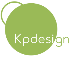 Kpdesign logo, link to homepage